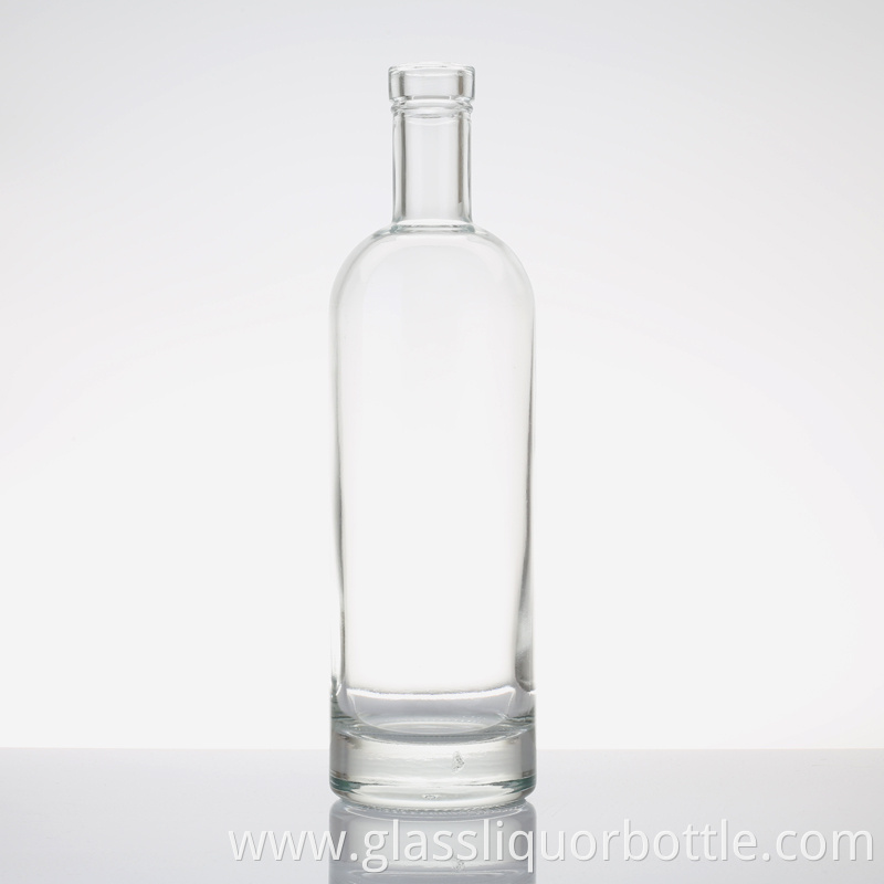 Beauty female glass bottle